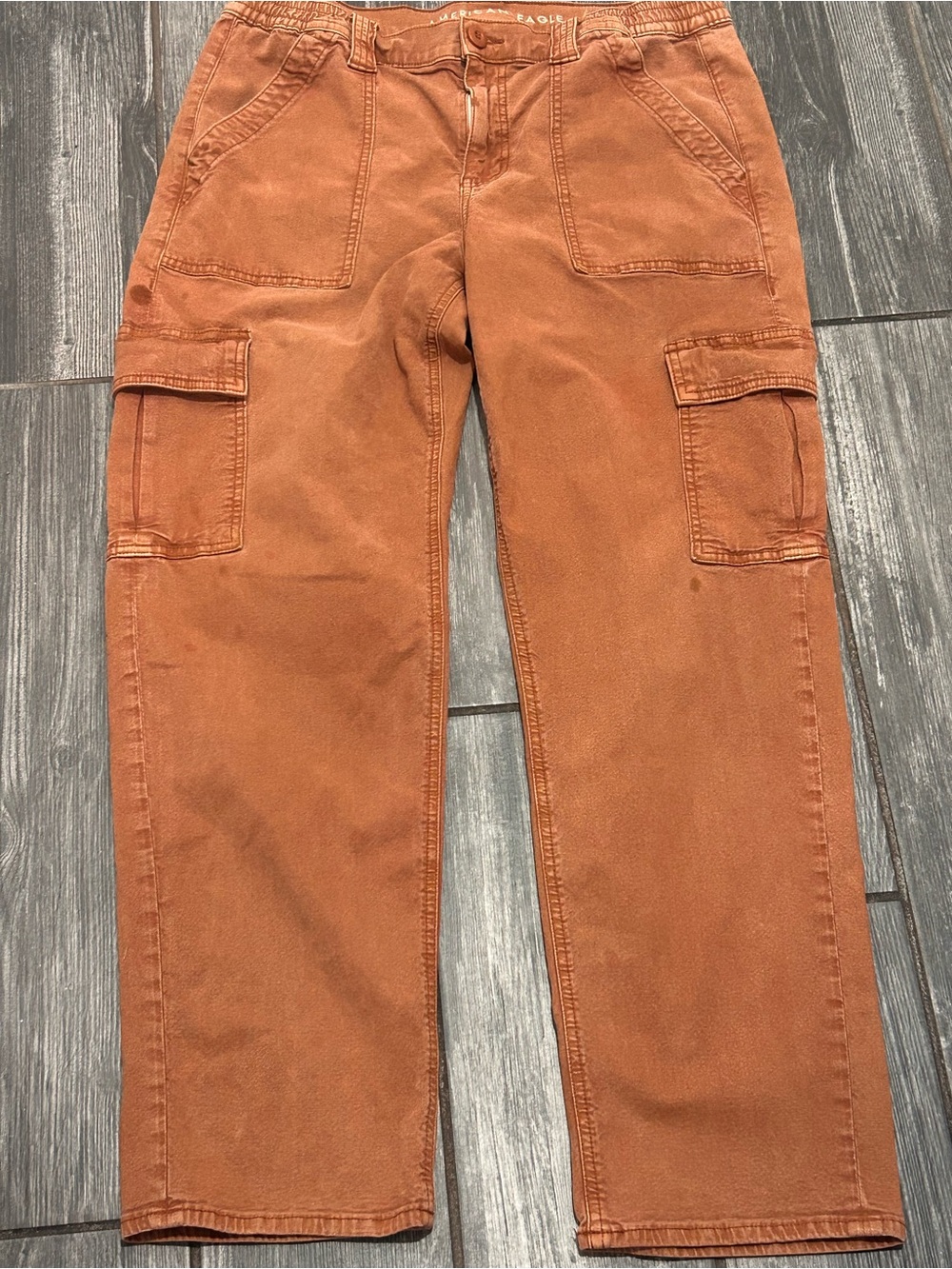 American Eagle Outfitters Men’s Cargo Pants - Rust